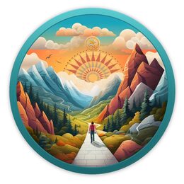 Hypnosis Downloads Journeys mountain pathway logo